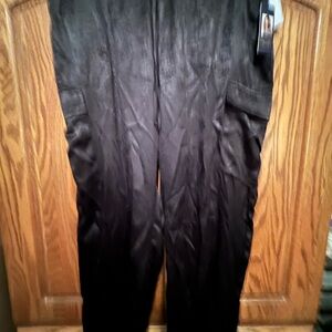 RACHEL Rachel Roy Women’s Black Cargo Pants